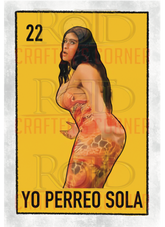 DTF Screen Print Image - 22 Yo Perreo Sola